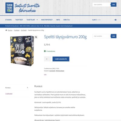 teron tuoretori verkkokauppa